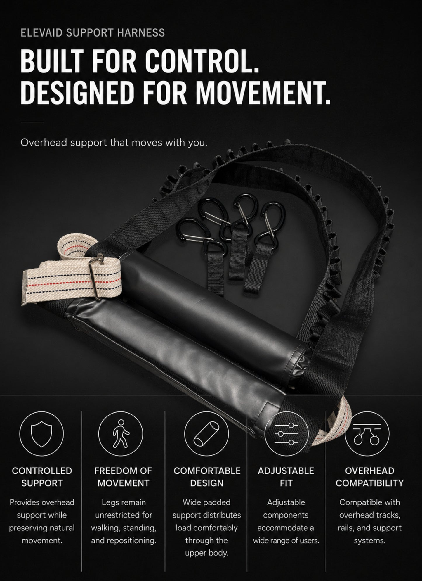 ElevAid™ Overhead Support Harness